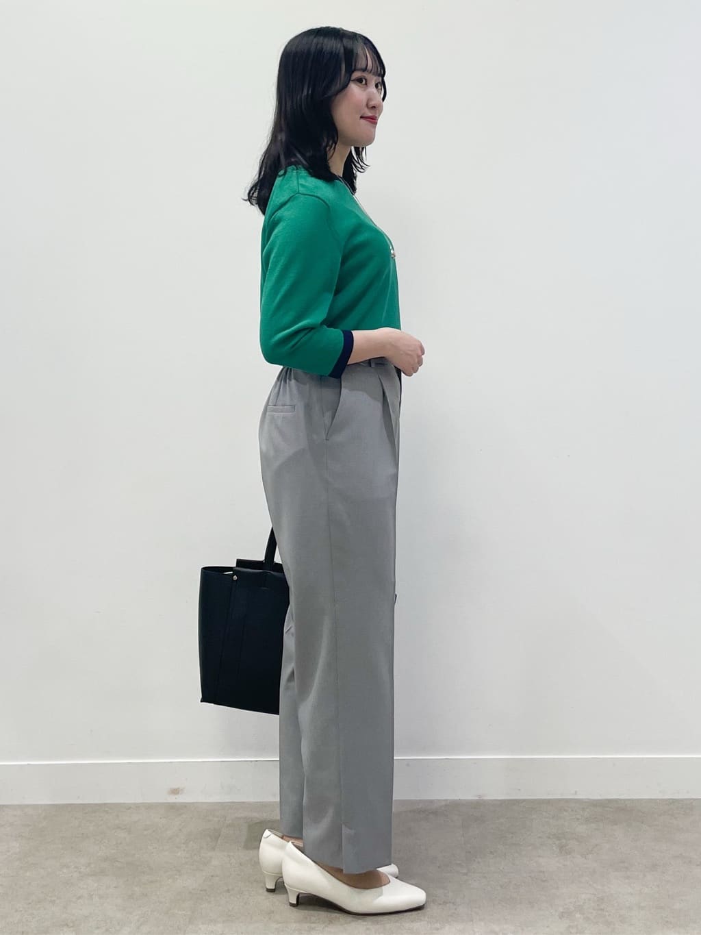 yukariさんの「Reflect｜【アンサンブル可】バイカラーニット」を使ったコーディネート