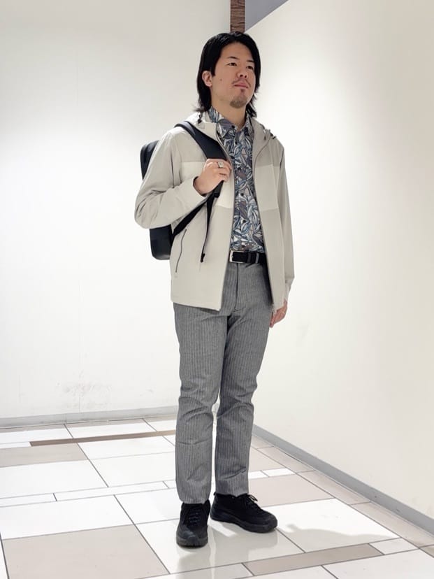及川さんの「TAKEO KIKUCHI｜【KAJIF】フード ブルゾン」を使ったコーディネート