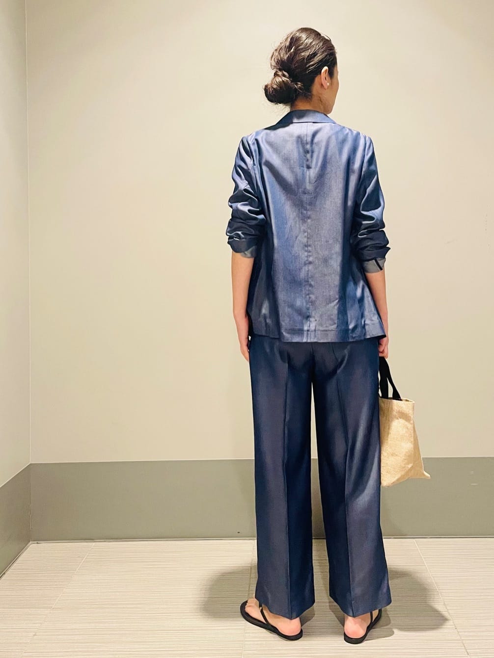 Annさんの「DRESSTERIOR｜【otonaMUSE5月号掲載/セットアップ可】テンセルデニムダブルジャケット」を使ったコーディネート