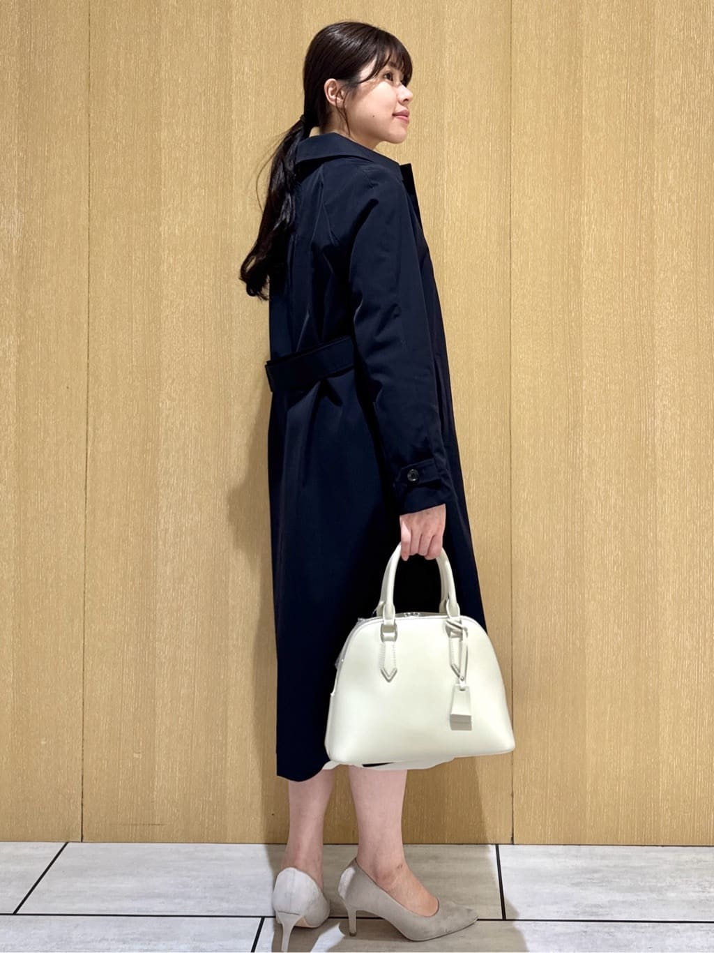 nanaさんの「UNTITLED｜◆【お呼ばれドレス/洗える】カットジャカードスリーブ ワンピース」を使ったコーディネート