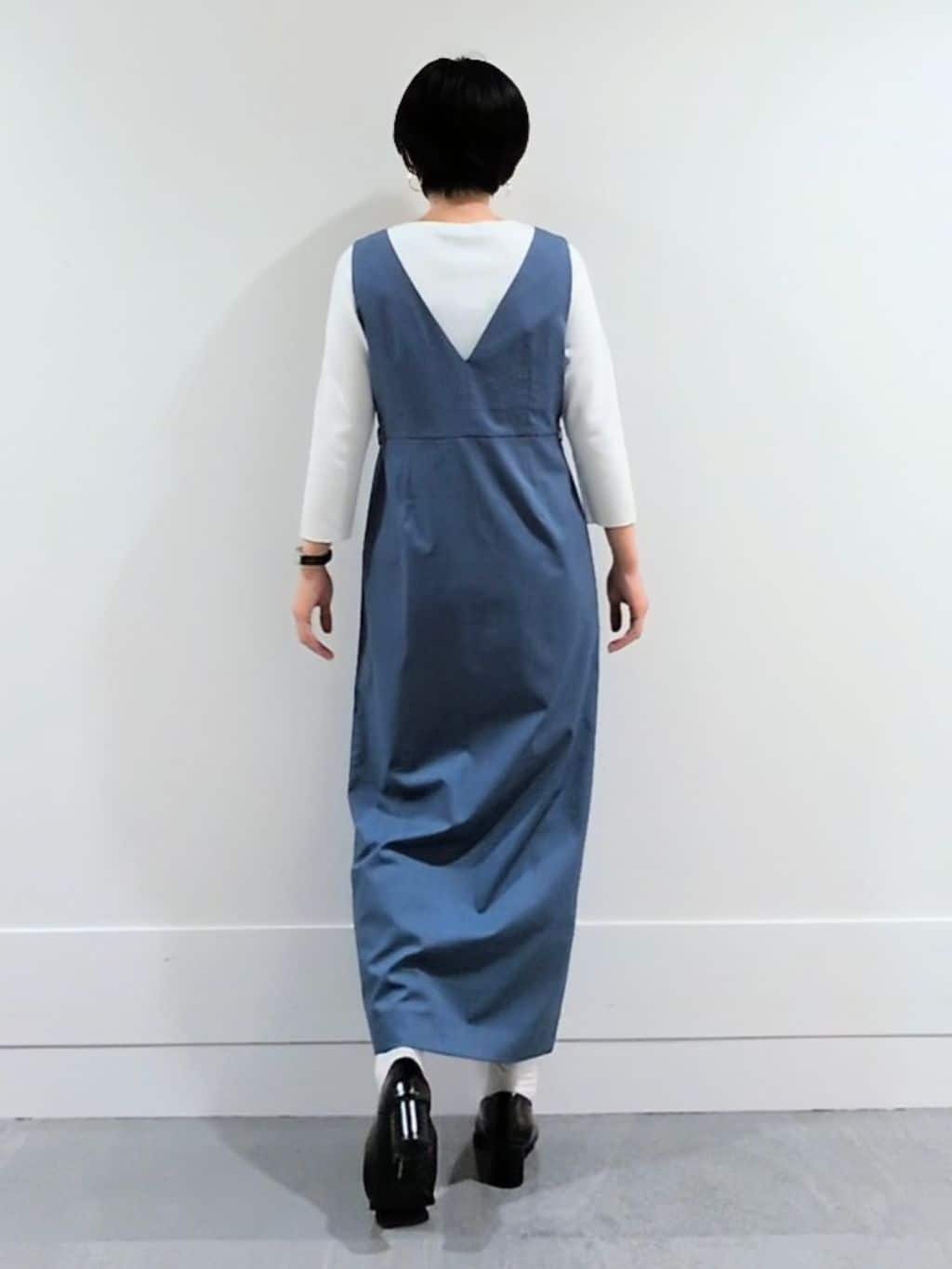 ミズタさんの「UNTITLED｜【洗える/七分袖】ボートネックコットンプルオーバー」を使ったコーディネート