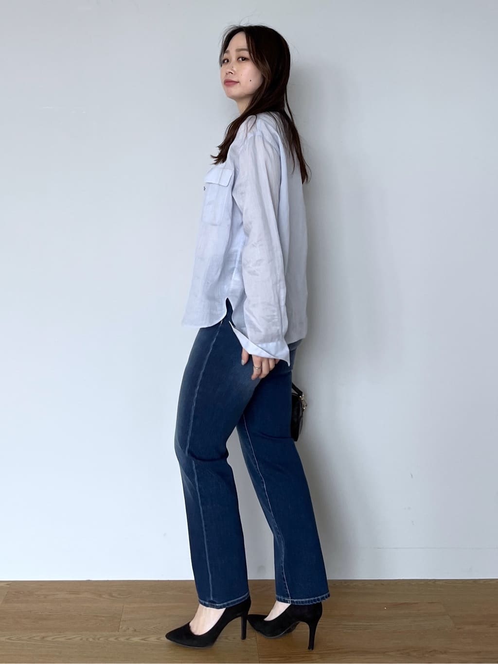 Saekoさんの「UNTITLED｜【古畑星夏さん着用/接触冷感】ドライタッチシャツ」を使ったコーディネート