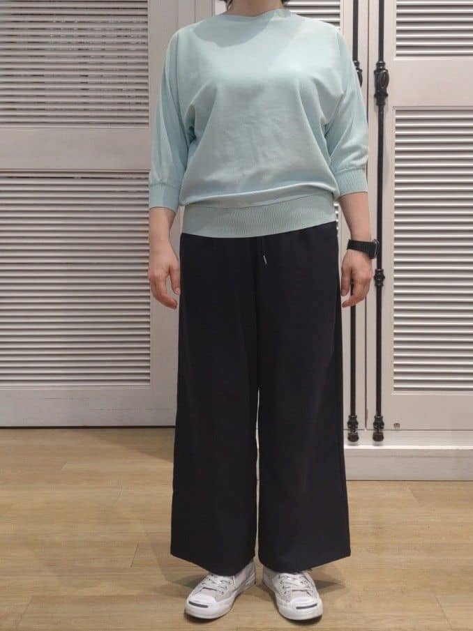 kaiさんの「Dessin｜【セットアップ可/洗える】ストレッチセミワイドパンツ」を使ったコーディネート