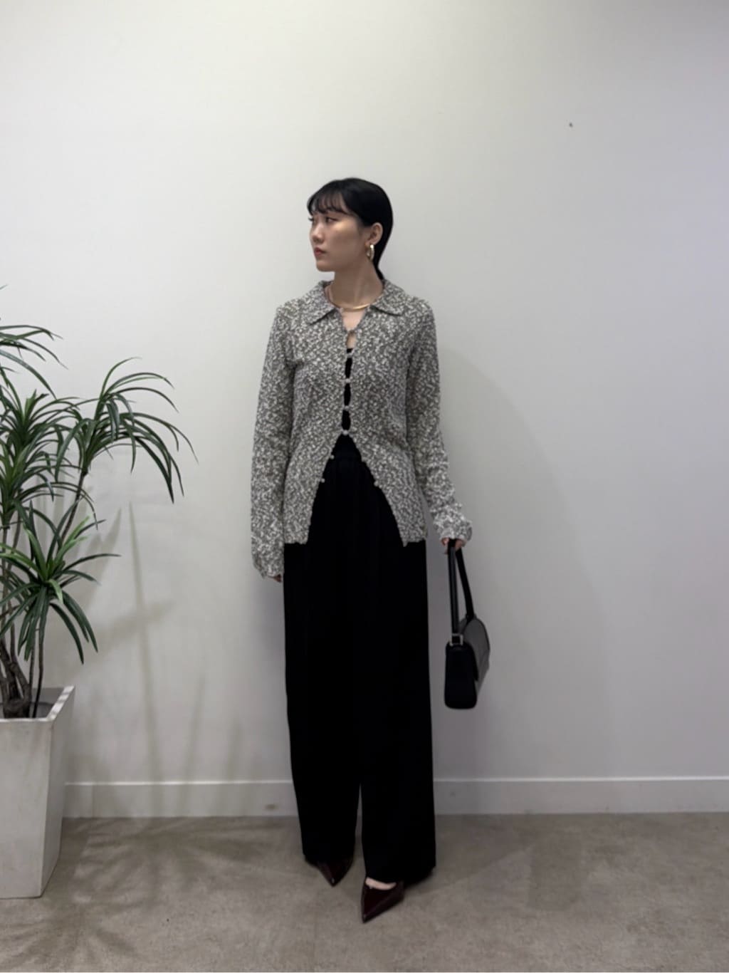 rinaさんの「INDIVI｜ブークレポロニット」を使ったコーディネート
