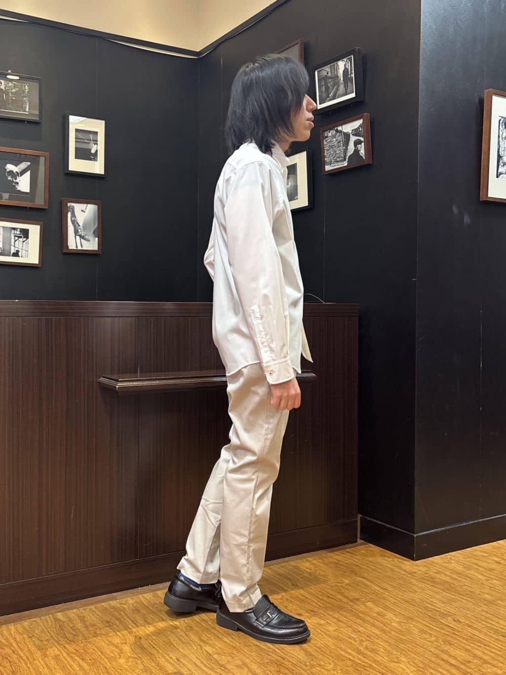 moritaさんの「TAKEO KIKUCHI｜リネンライクカルゼ リブブルゾン」を使ったコーディネート