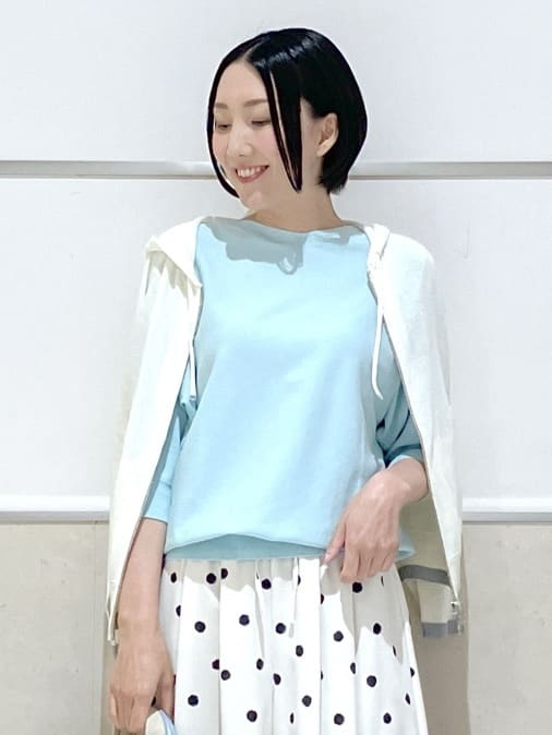 eriko さんの「Dessin｜【洗える】リネン混フーデッドパーカー」を使ったコーディネート