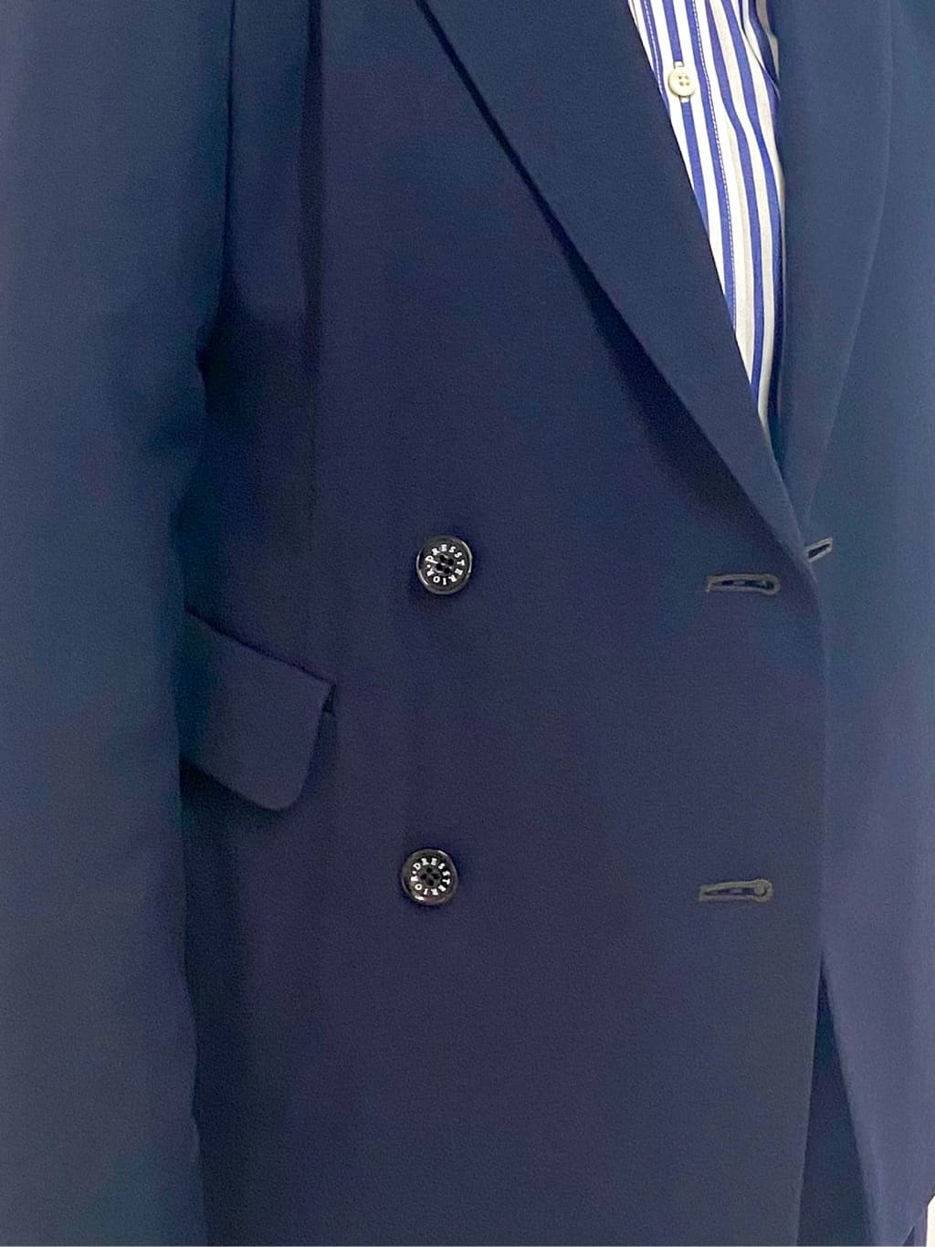 Sawaguchiさんの「DRESSTERIOR｜【セットアップ可/吸水速乾/ウォッシャブル】リネンブレンドオックスダブルジャケット」を使ったコーディネート