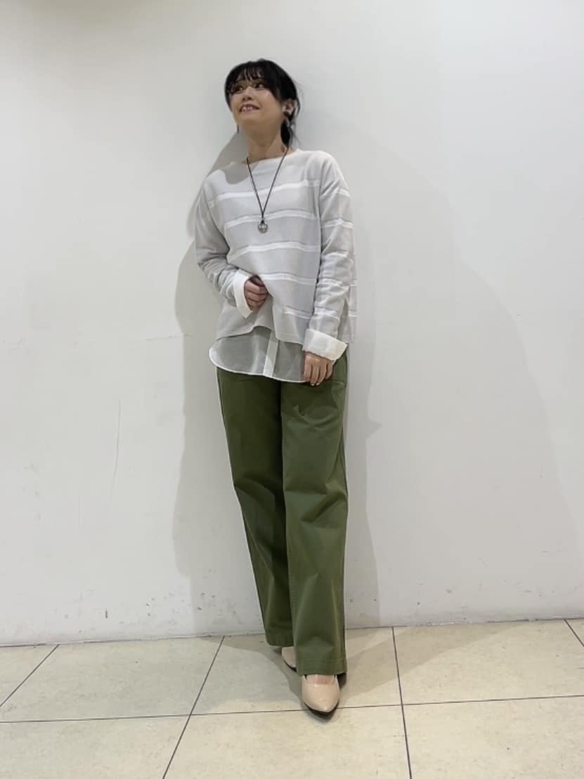 watanabeさんの「UNTITLED｜◆【洗える/Tシャツ】シャツディテールレイヤードプルオーバー」を使ったコーディネート