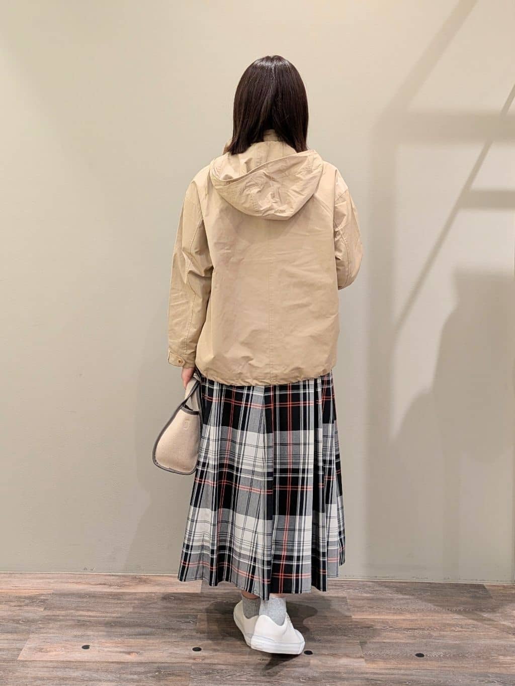 ricoさんの「Dessin｜【撥水/2WAY】フーディーブルゾン」を使ったコーディネート