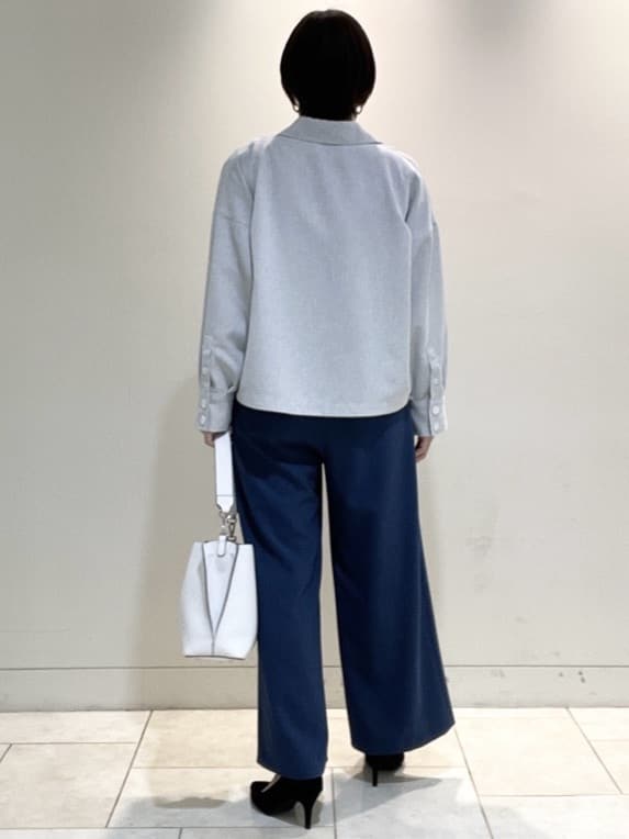 フミさんの「Reflect｜リネンライクシャツブルゾン」を使ったコーディネート