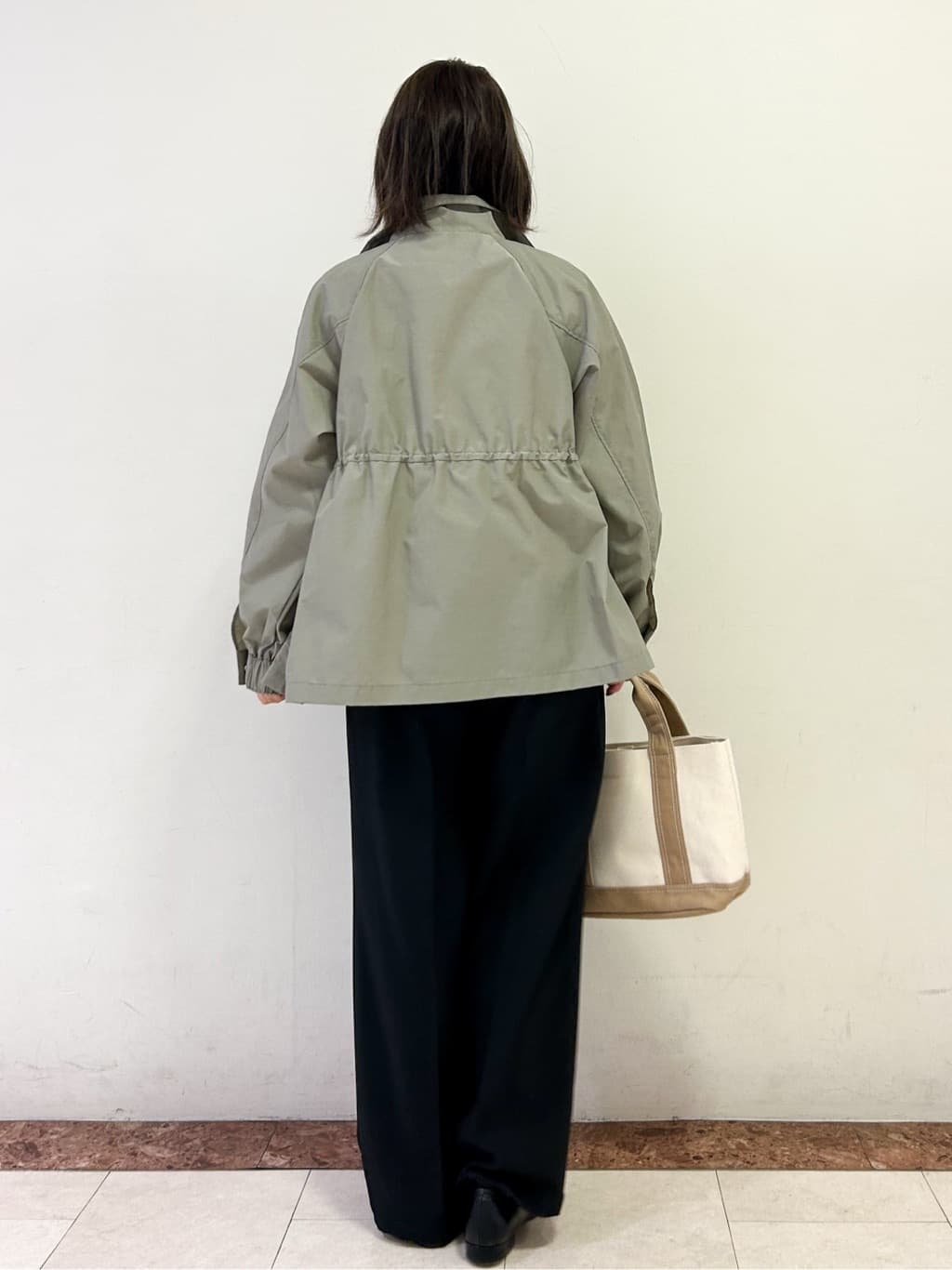 madokaさんの「OPAQUE.CLIP｜撥水スタンドZIPブルゾン【洗濯機OK／UVケア／花粉対応】」を使ったコーディネート