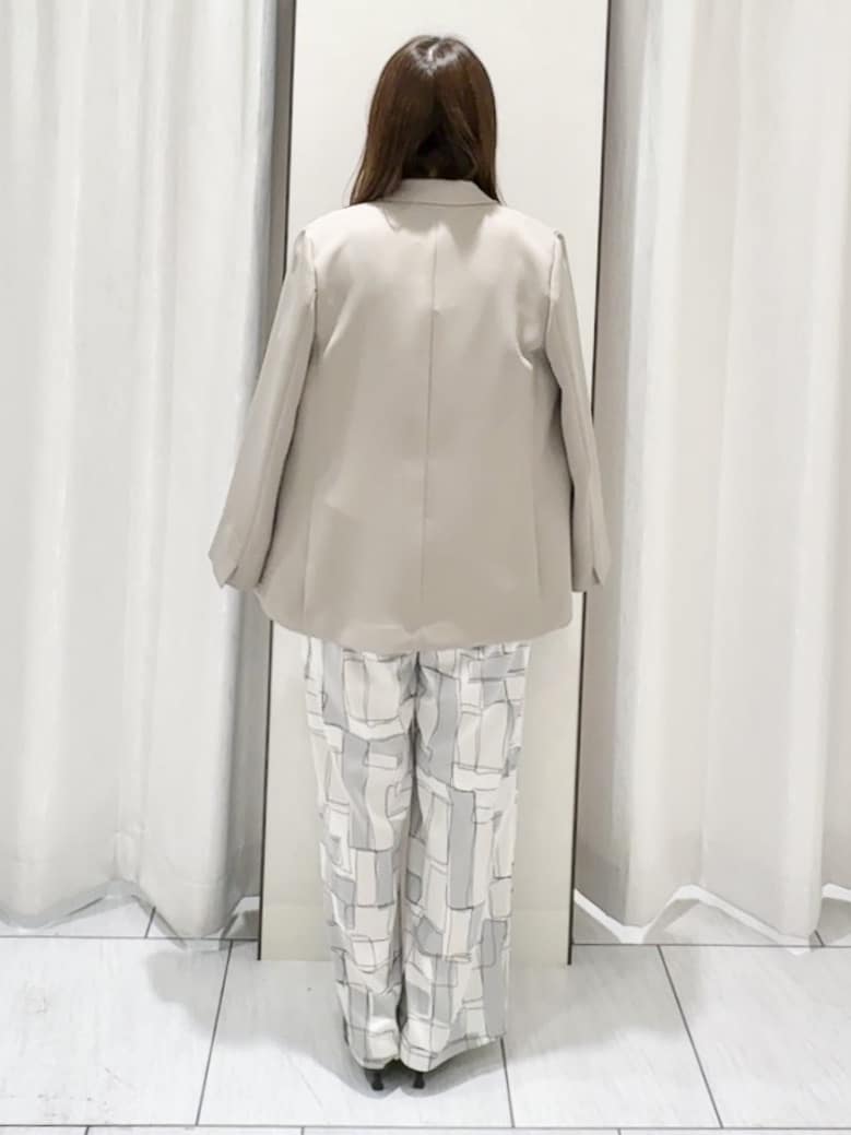 ʏᴜᴋɪᴋᴏさんの「UNTITLED｜◆【洗える/ストレッチ性】ダブルブレストジャケット」を使ったコーディネート