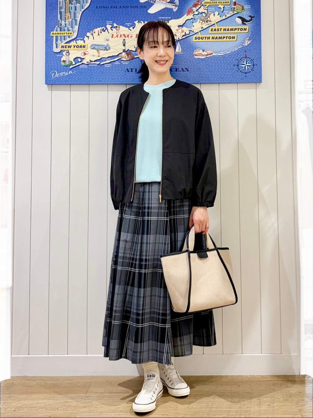 uwatokoさんの「Dessin｜【洗える】後ろボタンニットプルオーバー七分袖」を使ったコーディネート