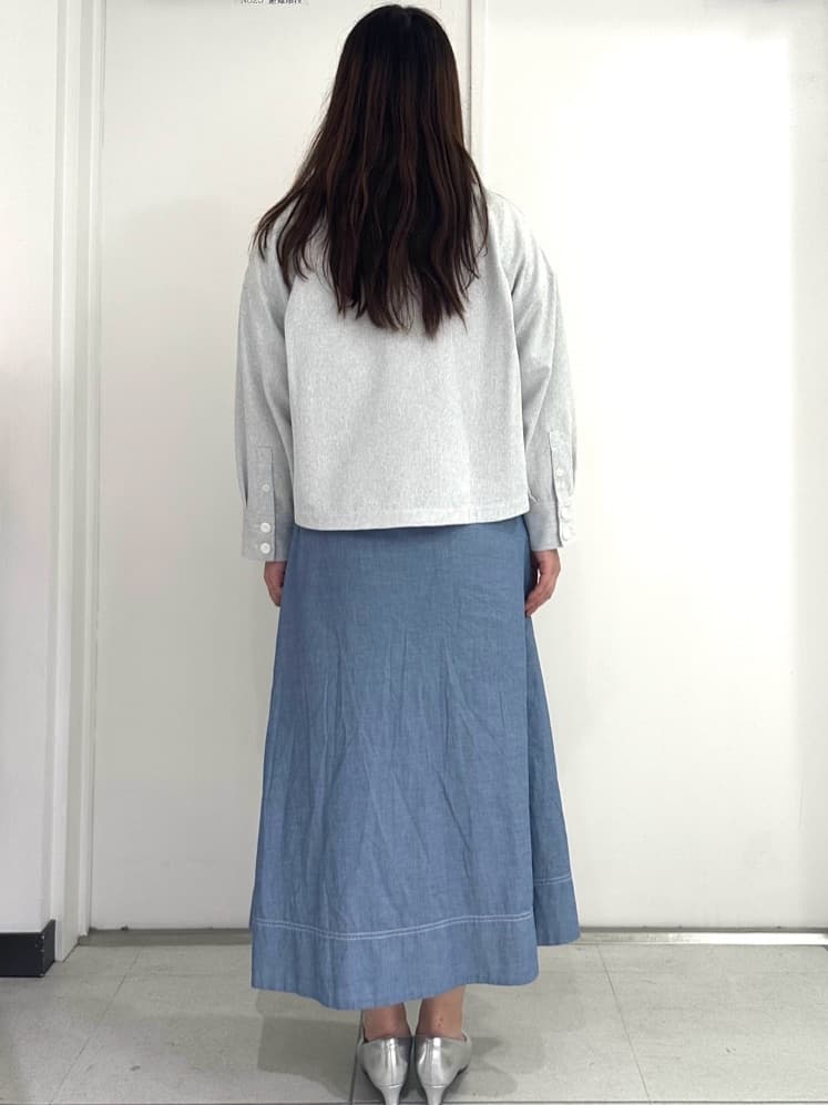 miさんの「Reflect｜リネンライクシャツブルゾン」を使ったコーディネート
