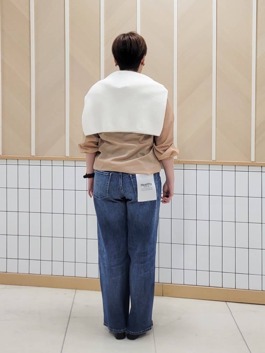 tomoさんの「COUP DE CHANCE｜【デニムパンツ】Healthy Denim／ Pink Pepper Midrise（ピンクペッパー」を使ったコーディネート