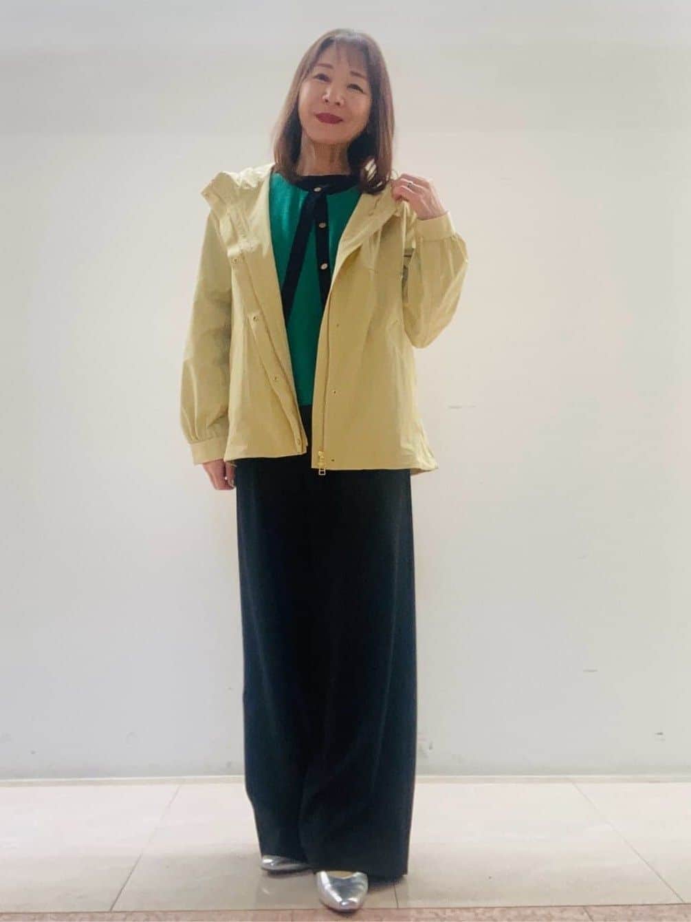 kurodaさんの「Reflect｜【アンサンブル可】バイカラーニット」を使ったコーディネート