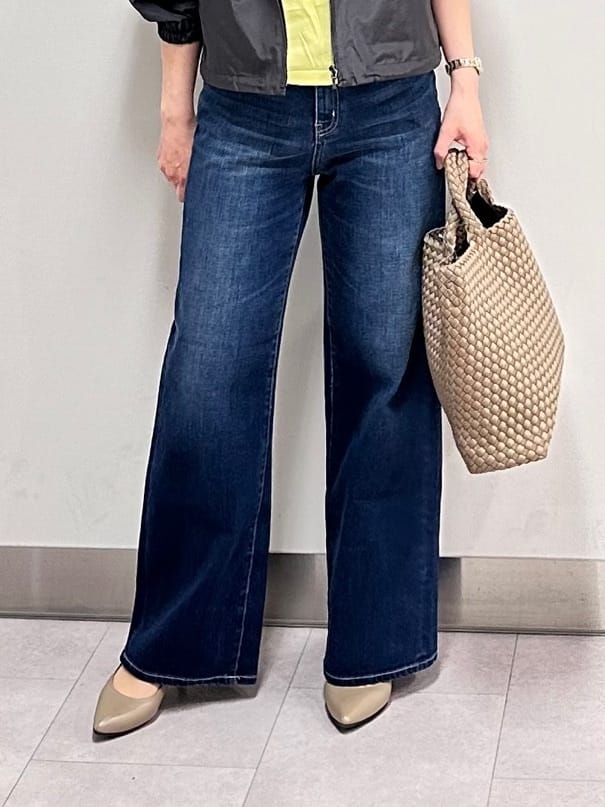 みなこさんの「UNTITLED｜【古畑星夏さん着用/人気デニム】MAKE&times;DENIM WIDE」を使ったコーディネート