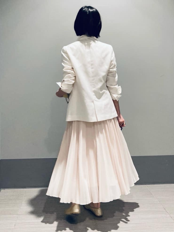 Furuさんの「DRESSTERIOR｜【セットアップ可】リネンブレンドダブルブレストジャケット」を使ったコーディネート