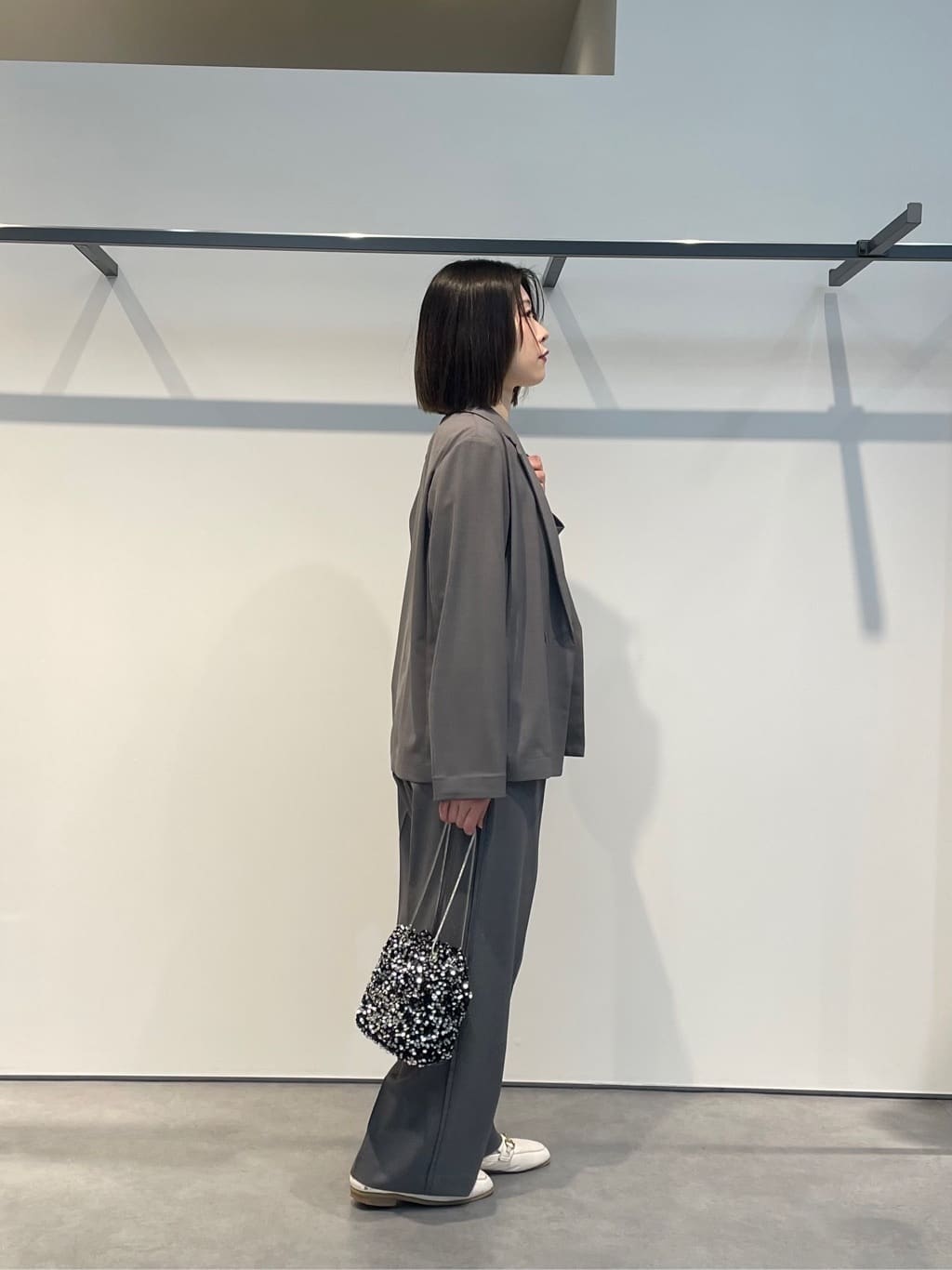 amiさんの「INDIVI｜Comfy SET UP｜ダブルブレストイージージャケット【セットアップ対応／通勤／カセット服／接触」を使ったコーディネート