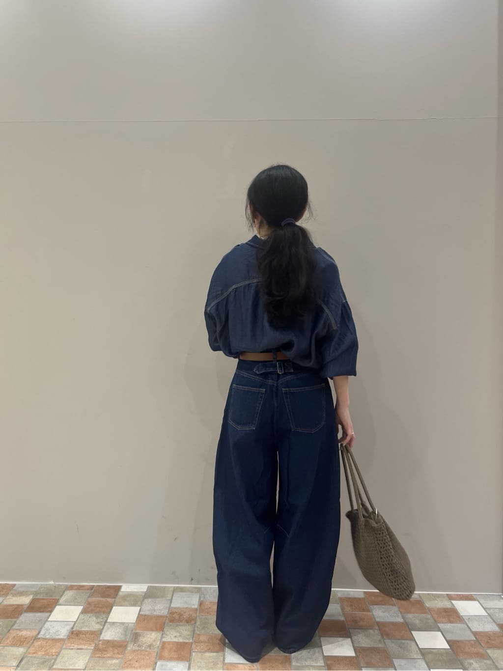 Uminoさんの「INDIVI｜デニムシャツ」を使ったコーディネート
