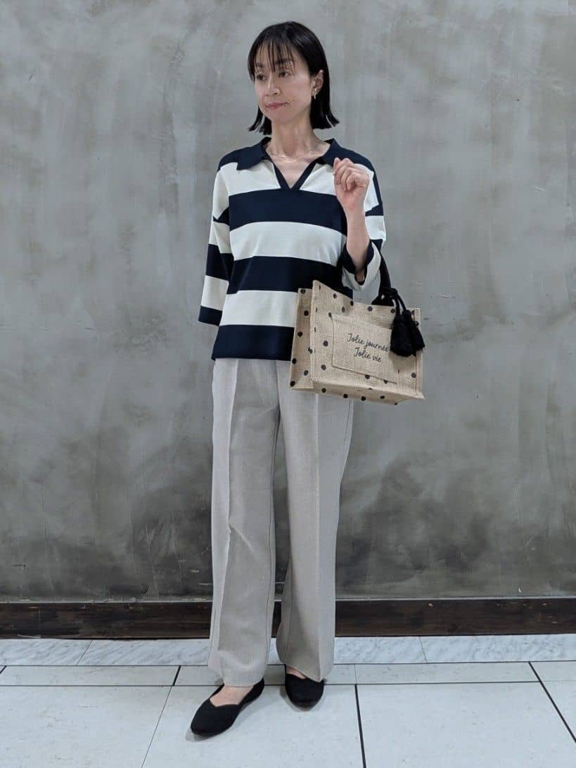 shioさんの「grove｜【UVカット】ラガークロップドプルオーバー」を使ったコーディネート
