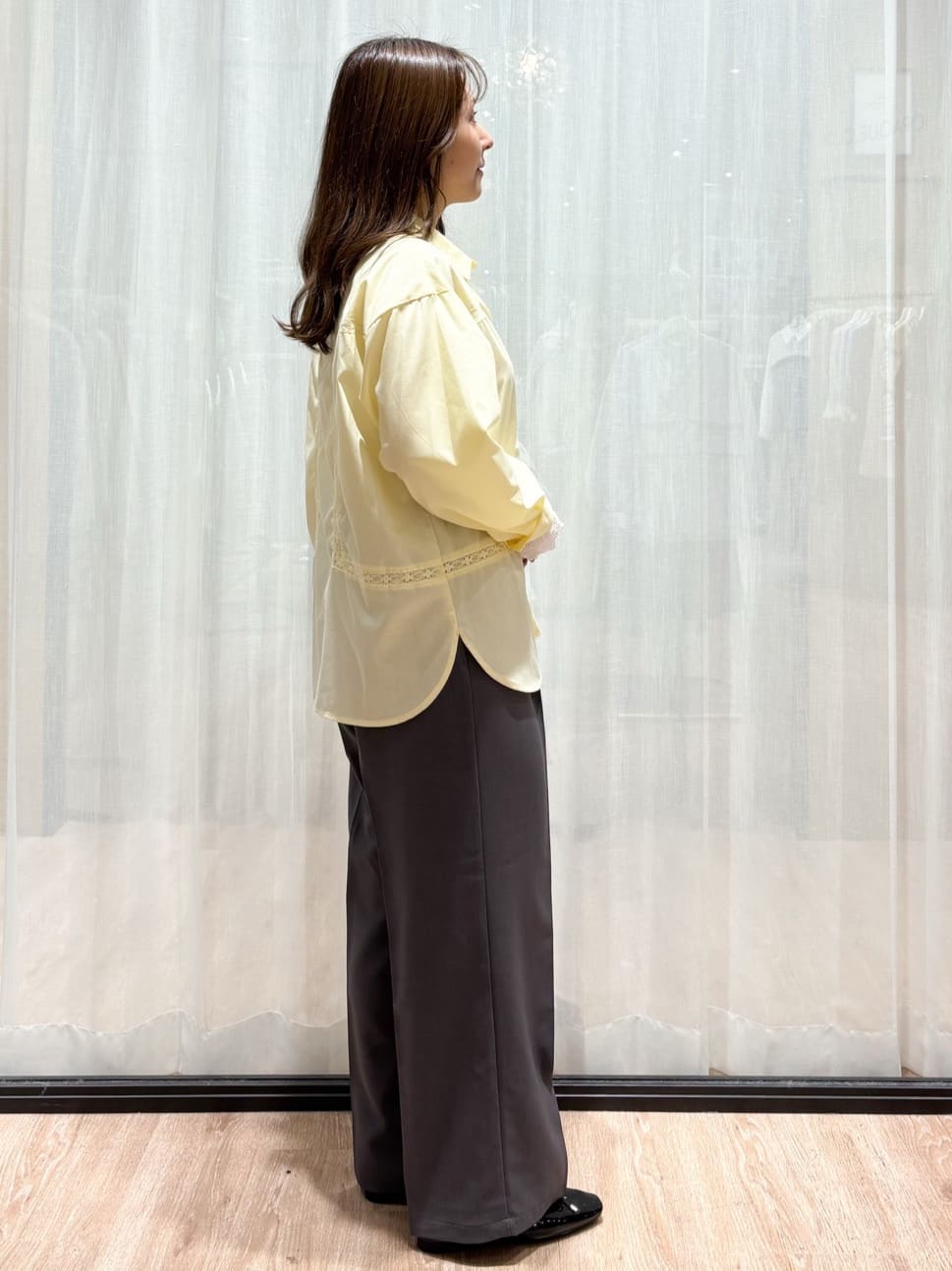 かなさんの「OPAQUE.CLIP｜ラッセルレーストップス【洗濯機OK】」を使ったコーディネート