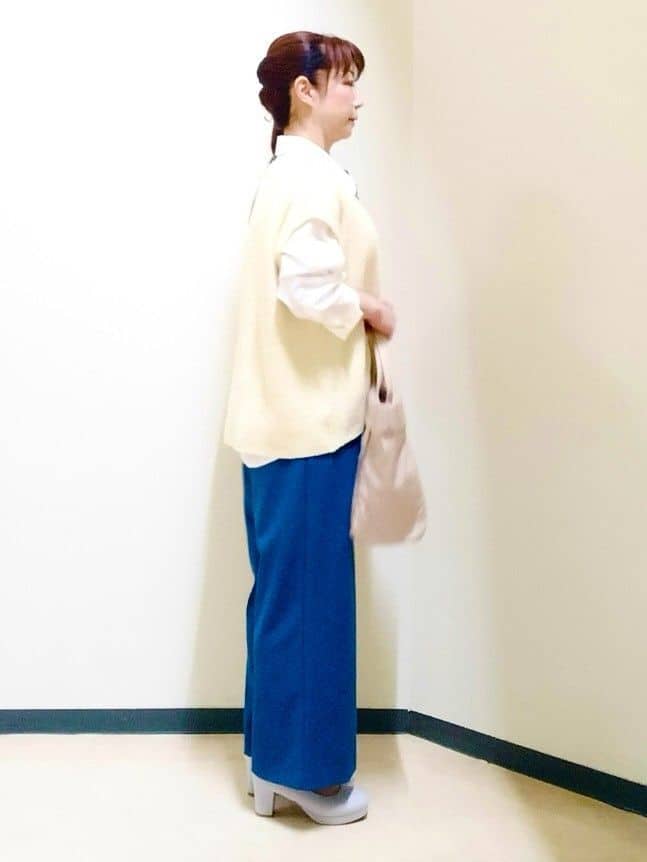 花さんの「Reflect｜【羽織りにも◎】タイプライタービッグシャツ」を使ったコーディネート