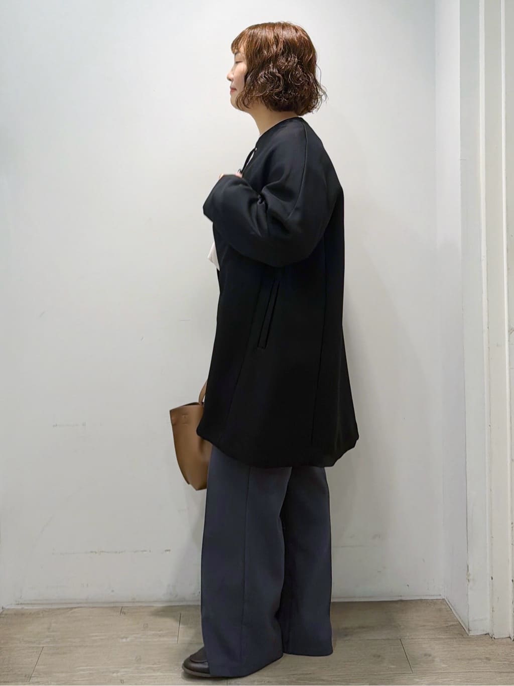sumicaさんの「OPAQUE.CLIP｜フォルムスリーブミドルコート【洗濯機OK】」を使ったコーディネート