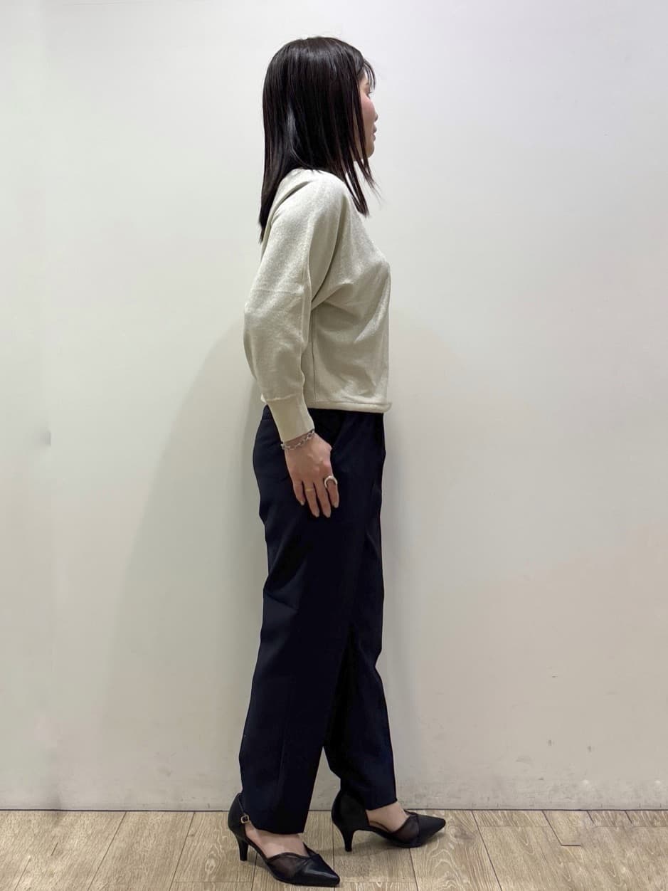 mameさんの「index｜ストレッチノーカラージャケット／セットアップ対応【洗濯機OK／防シワ／イージーアイロン】」を使ったコーディネート