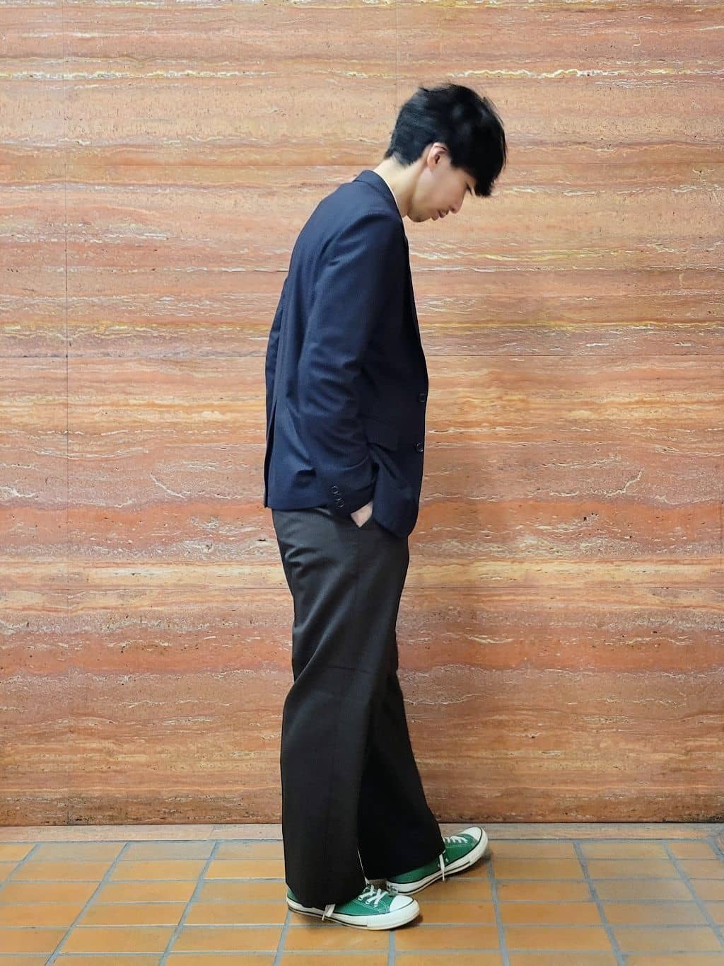 piroyaさんの「TAKEO KIKUCHI｜【抗菌防臭】CALCULO（R）ジャージ ジャケット」を使ったコーディネート