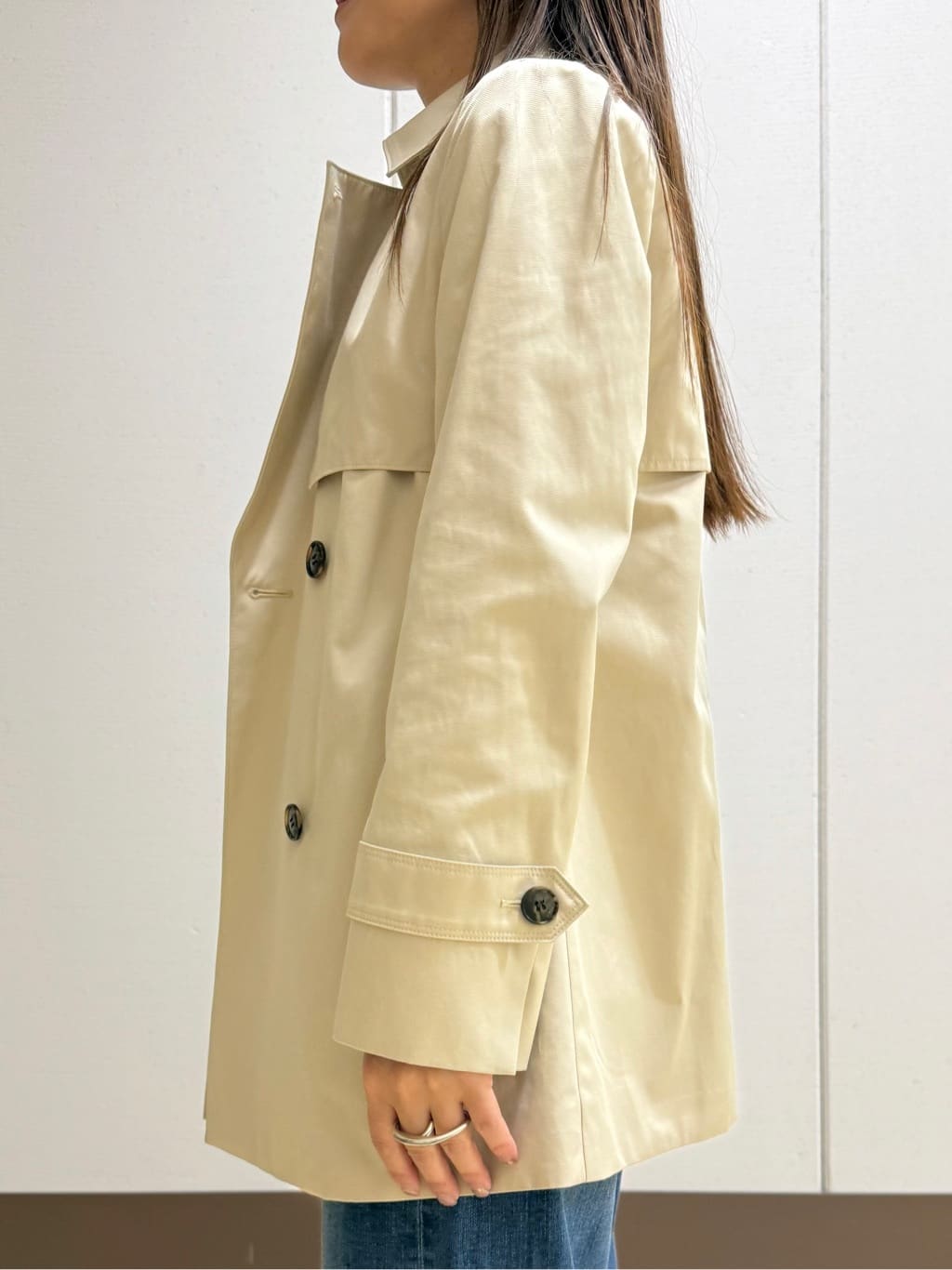 mamiさんの「INDIVI｜【洗える／アンサンブル可能】シンプルデザインニット」を使ったコーディネート