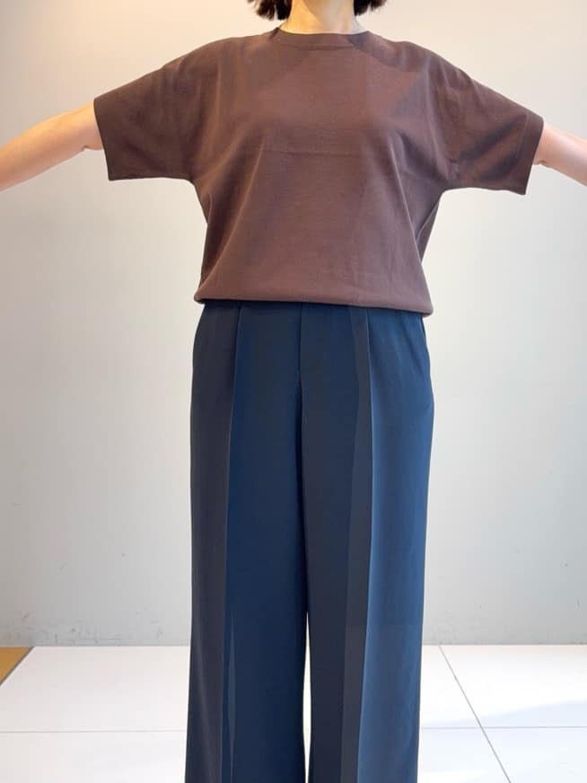 murayamaさんの「INDIVI｜【洗える／UVケア／SETUP可】着る日傘ワイドパンツ」を使ったコーディネート