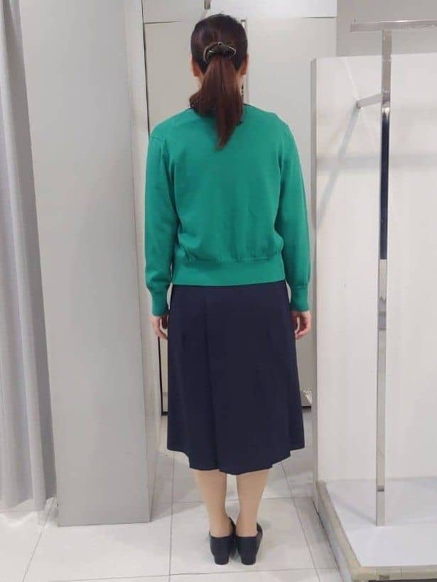 AZUSAさんの「Reflect｜【アンサンブル可】バイカラーカーディガン」を使ったコーディネート