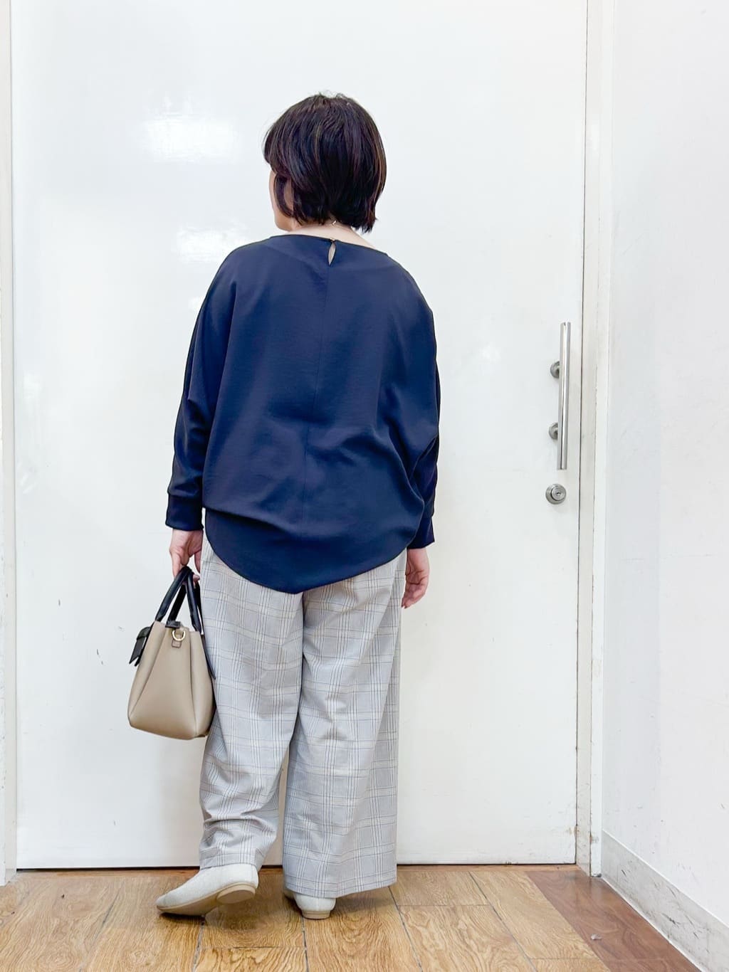 haruさんの「SHOO･LA･RUE｜【NEW/22.5㎝-24.5㎝】洗えてサラサラ ニットパンプス」を使ったコーディネート