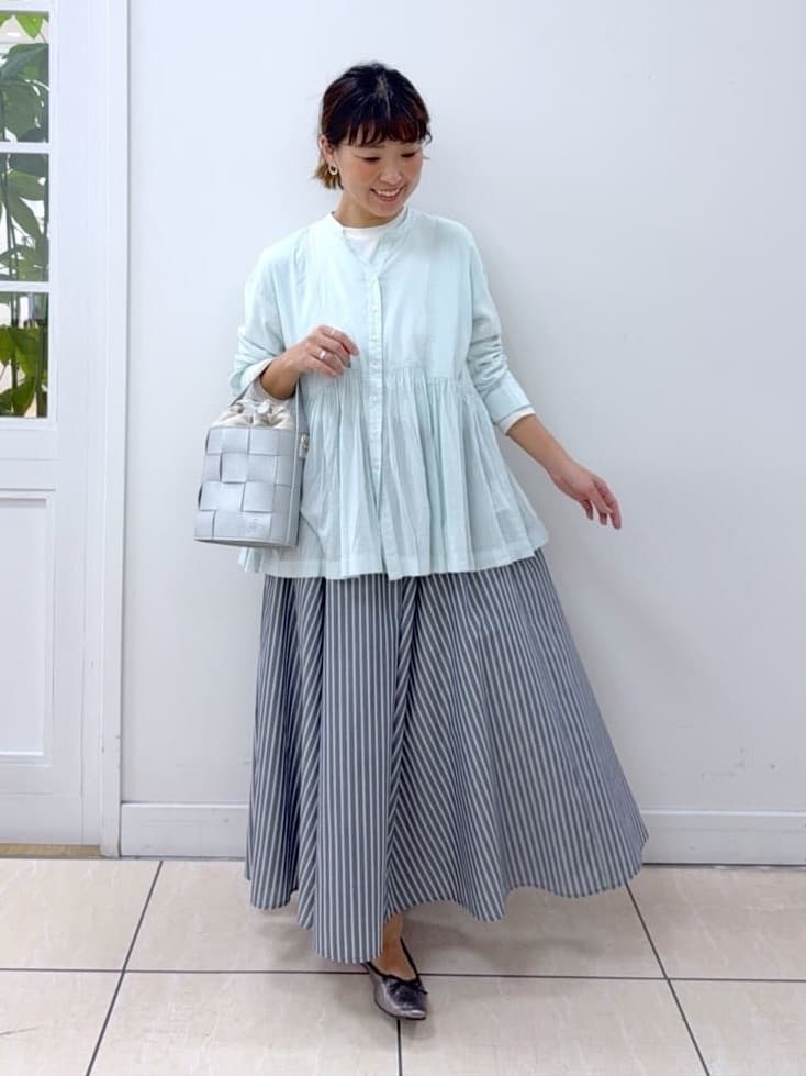 Osawaさんの「Dessin｜ボイルブラウス」を使ったコーディネート