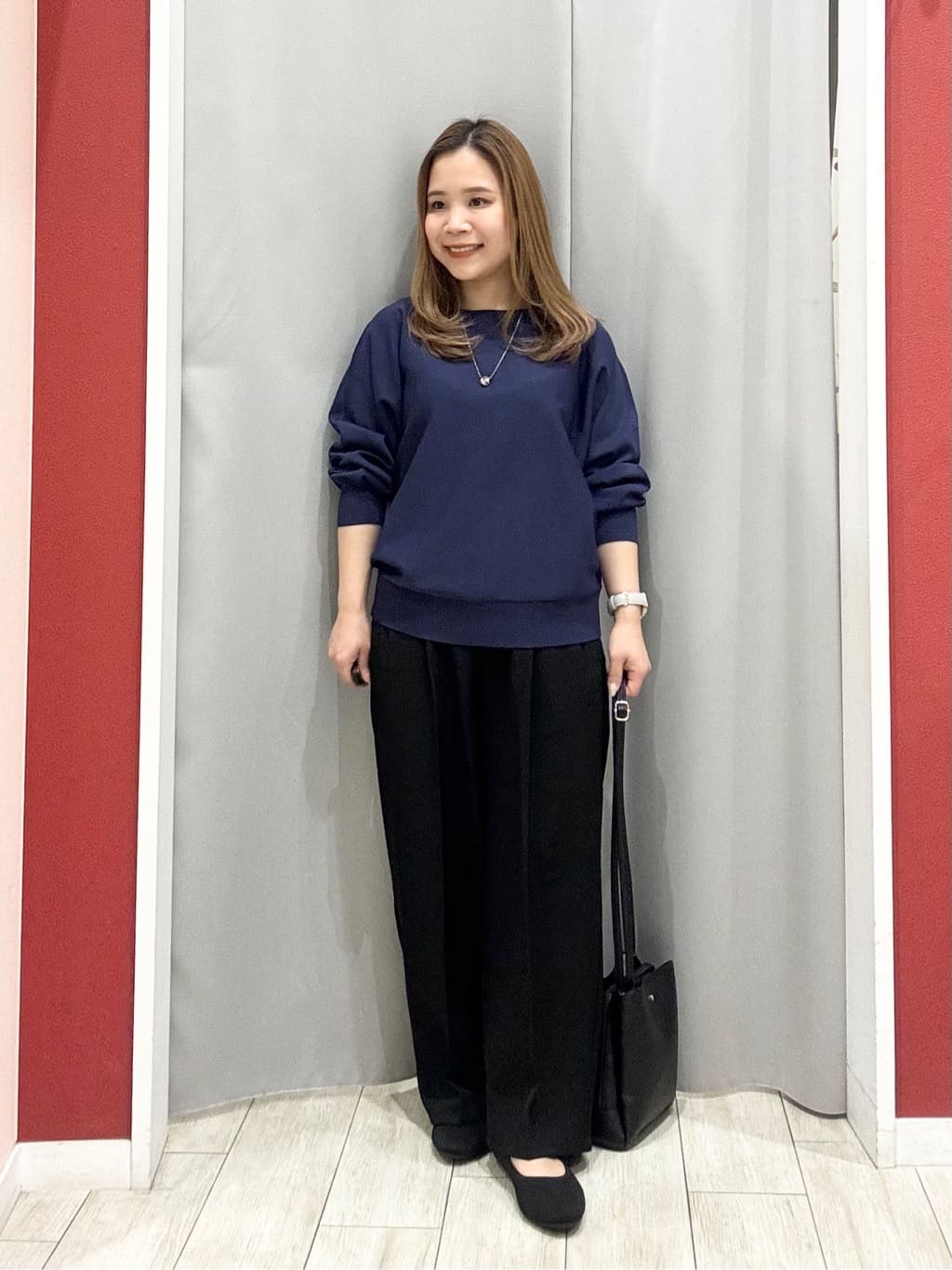 shioさんの「SHOO･LA･RUE｜【軽量/高レビュー】見た目よりもたっぷり入る ふわっと軽い3層ショルダー」を使ったコーディネート