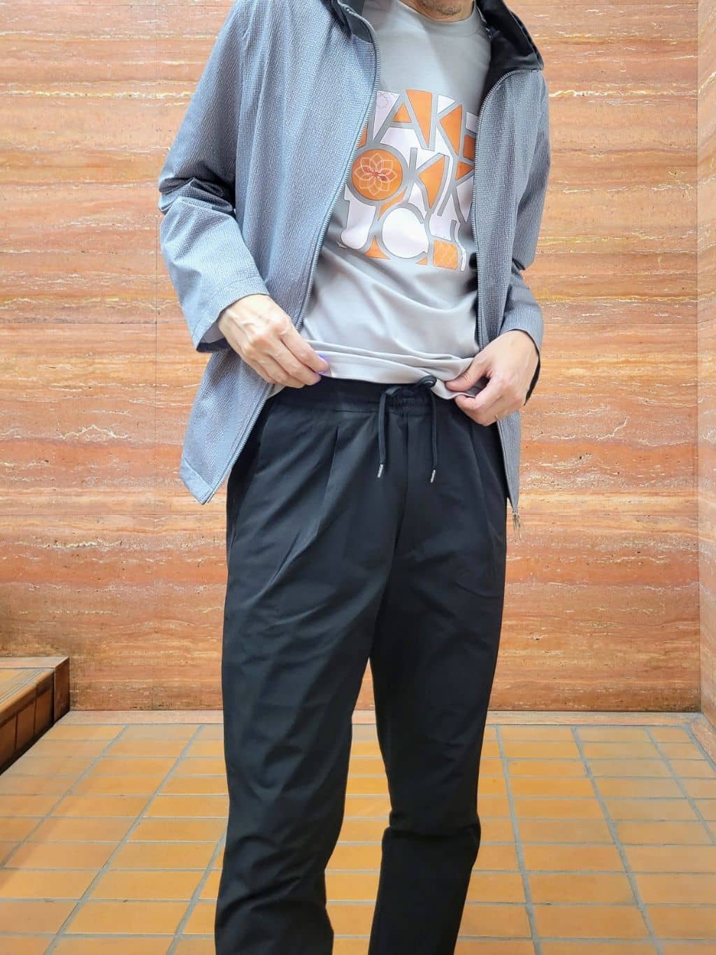 piroyaさんの「TAKEO KIKUCHI｜2WAYアクティブ ライト ブルゾン」を使ったコーディネート