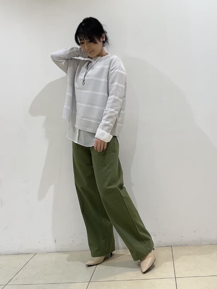 watanabeさんの「UNTITLED｜◆【洗える/Tシャツ】シャツディテールレイヤードプルオーバー」を使ったコーディネート