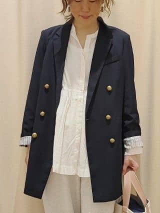 toyaさんの「Dessin｜ダブルジャケット」を使ったコーディネート
