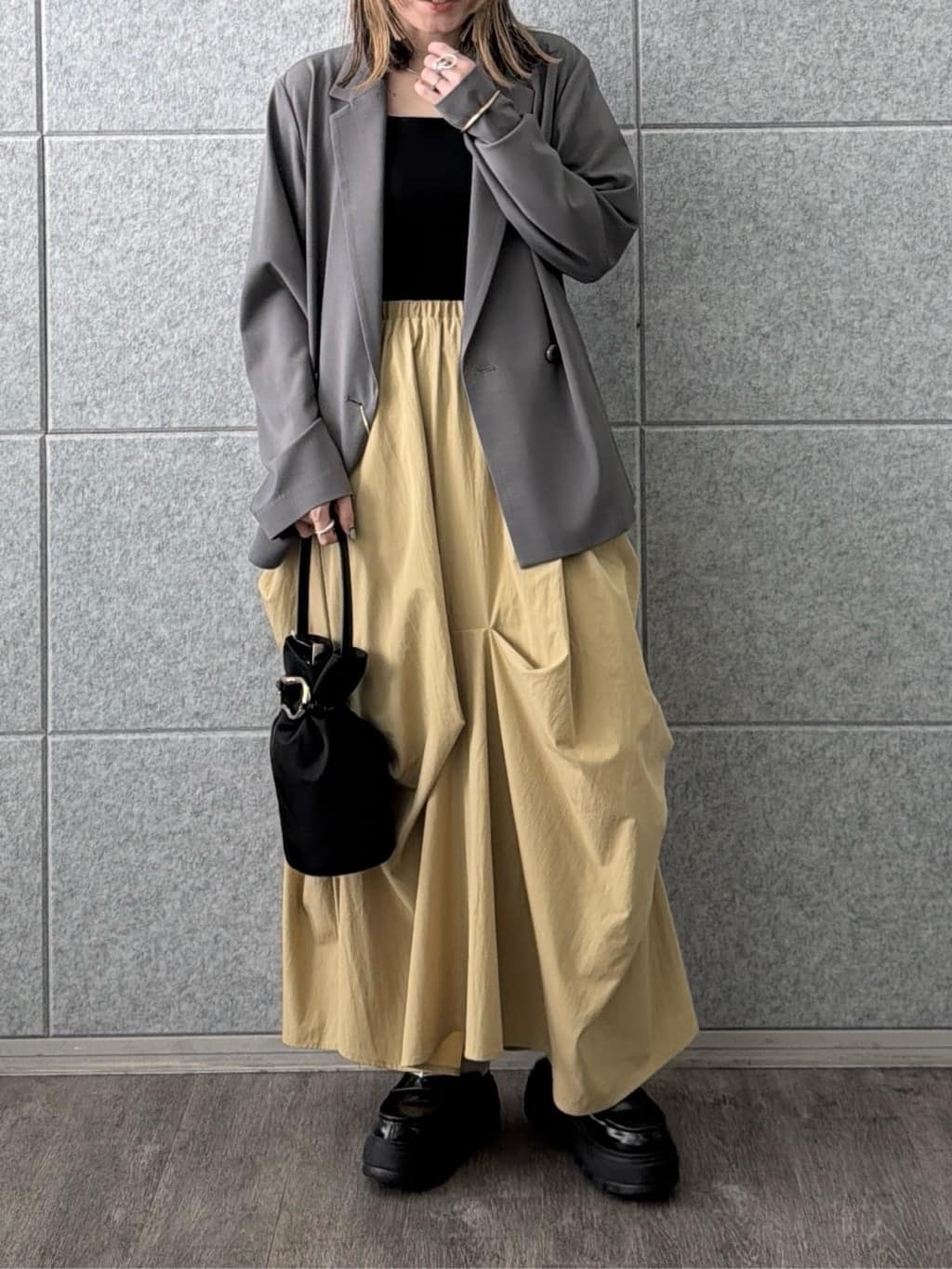 kotakiさんの「INDIVI｜Comfy SET UP｜ダブルブレストイージージャケット【セットアップ対応／通勤／カセット服／接触」を使ったコーディネート