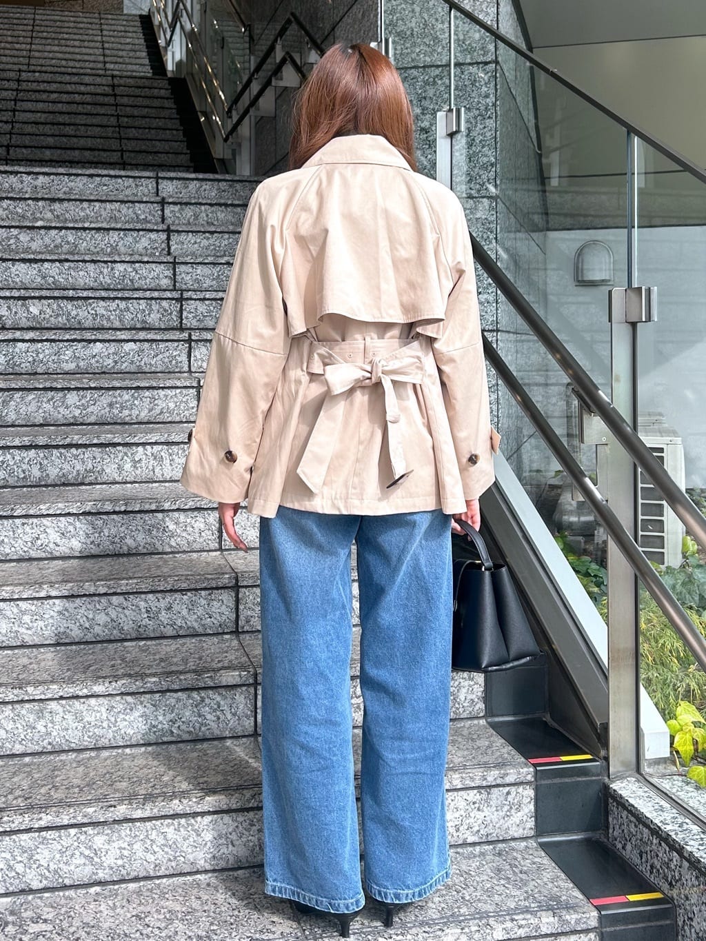 Risaさんの「OPAQUE.CLIP｜ワイドストレートデニムパンツ【洗濯機OK】《S～LL》」を使ったコーディネート
