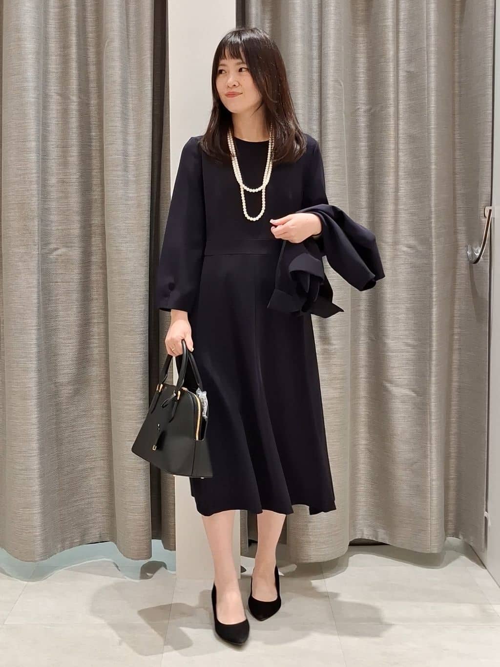 YuKaRiさんの「UNTITLED｜【追加6/日本製】2連フェイクパールネックレス」を使ったコーディネート
