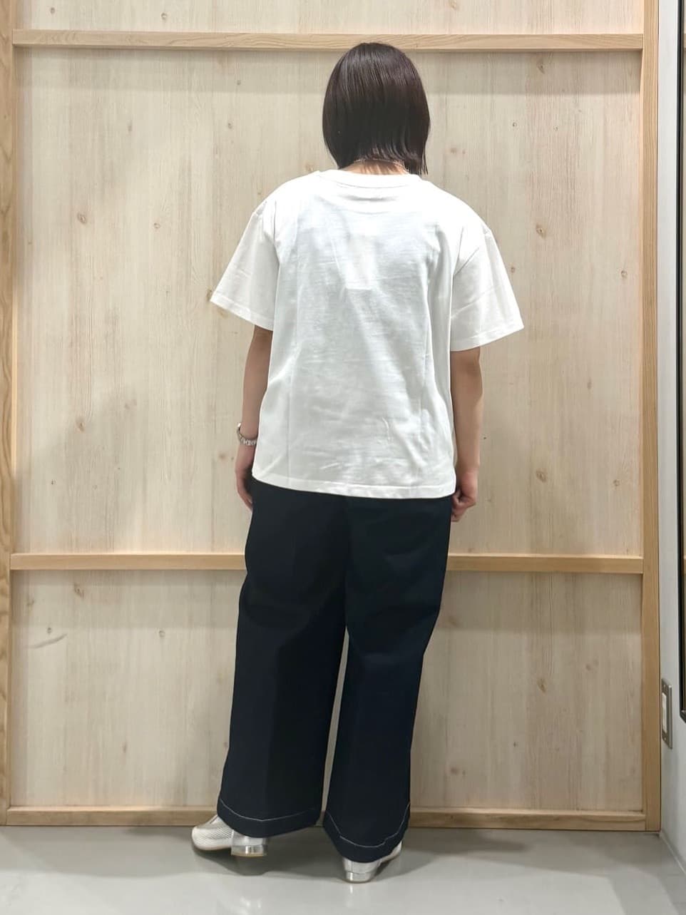nanaさんの「THE SHOP TK｜ハーフミラノカーデ」を使ったコーディネート