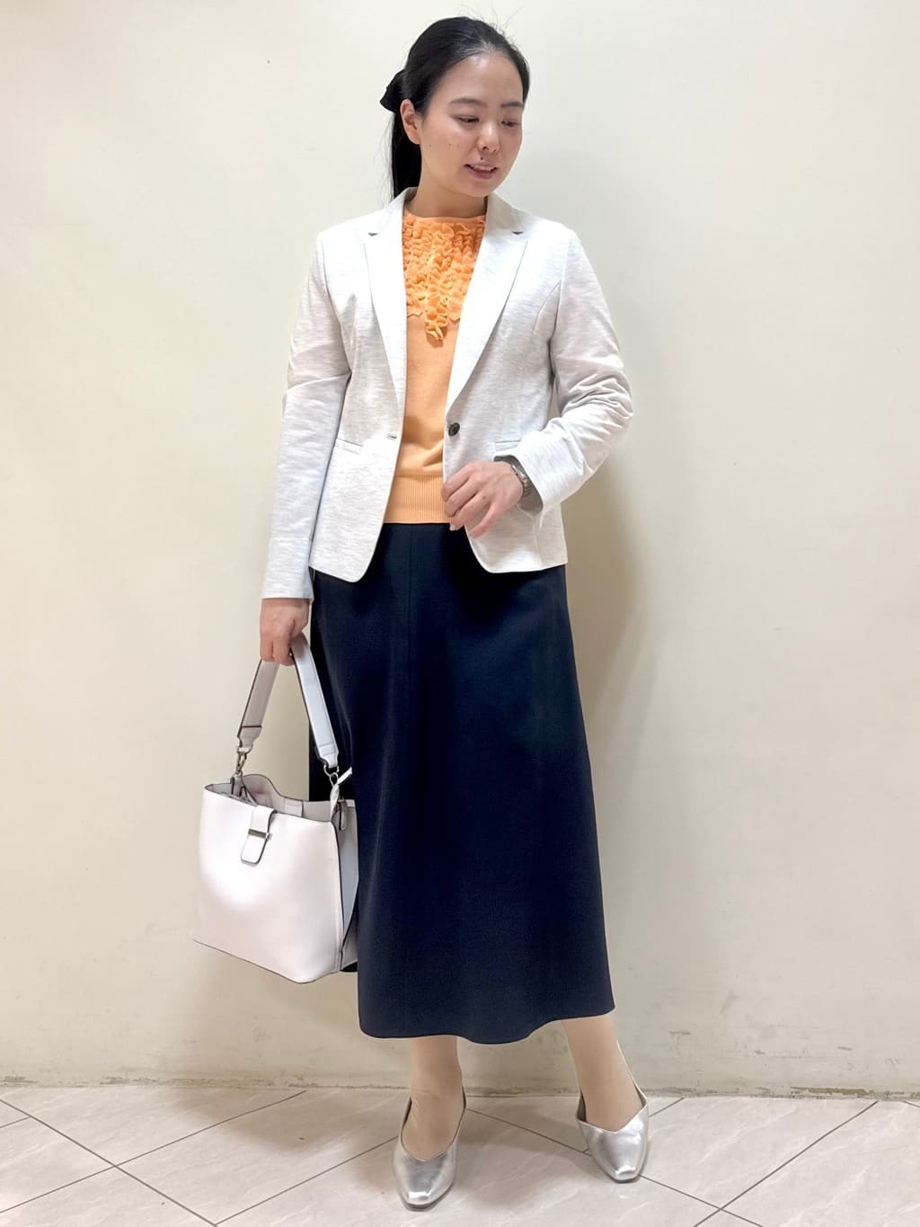 rincoさんの「Reflect｜【SS-4Lサイズ／UVカット／接触冷感】匠ジャケット／ベーシックテーラード」を使ったコーディネート