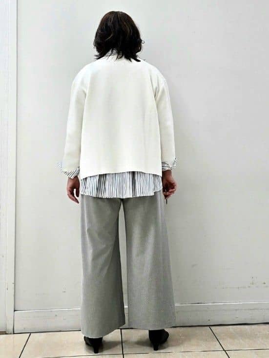 fkeさんの「Reflect｜【着回し力◎】ジャケット風ニットカーディガン」を使ったコーディネート