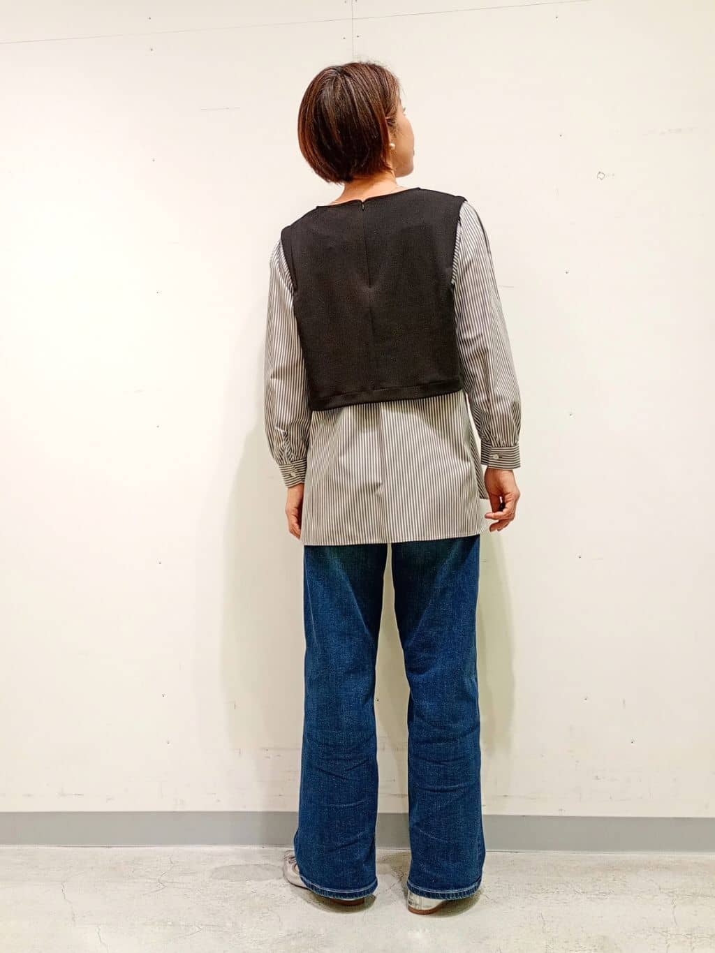 Kさんの「INDIVI｜【洗える／UVケア】レイヤード風デザイントップス」を使ったコーディネート