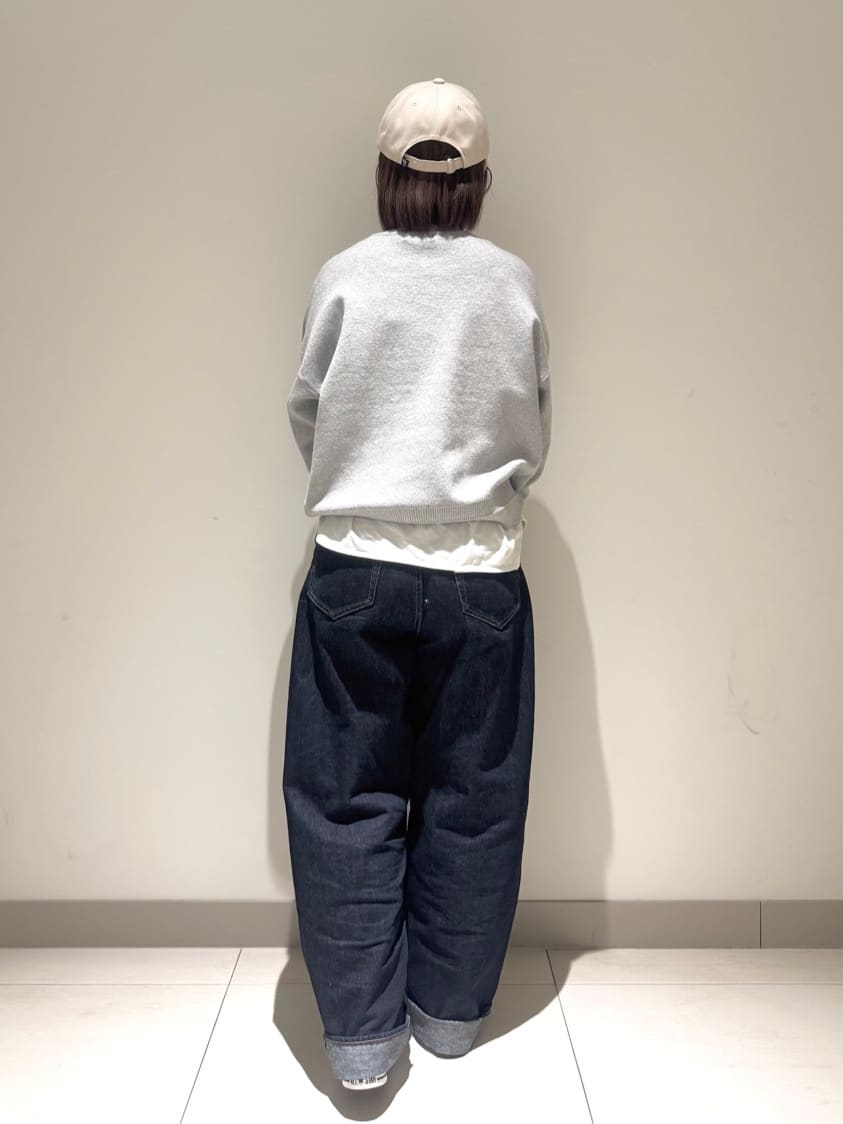 Liriさんの「Dessin｜【洗える】ワイドカーブシルエット12OZデニム」を使ったコーディネート