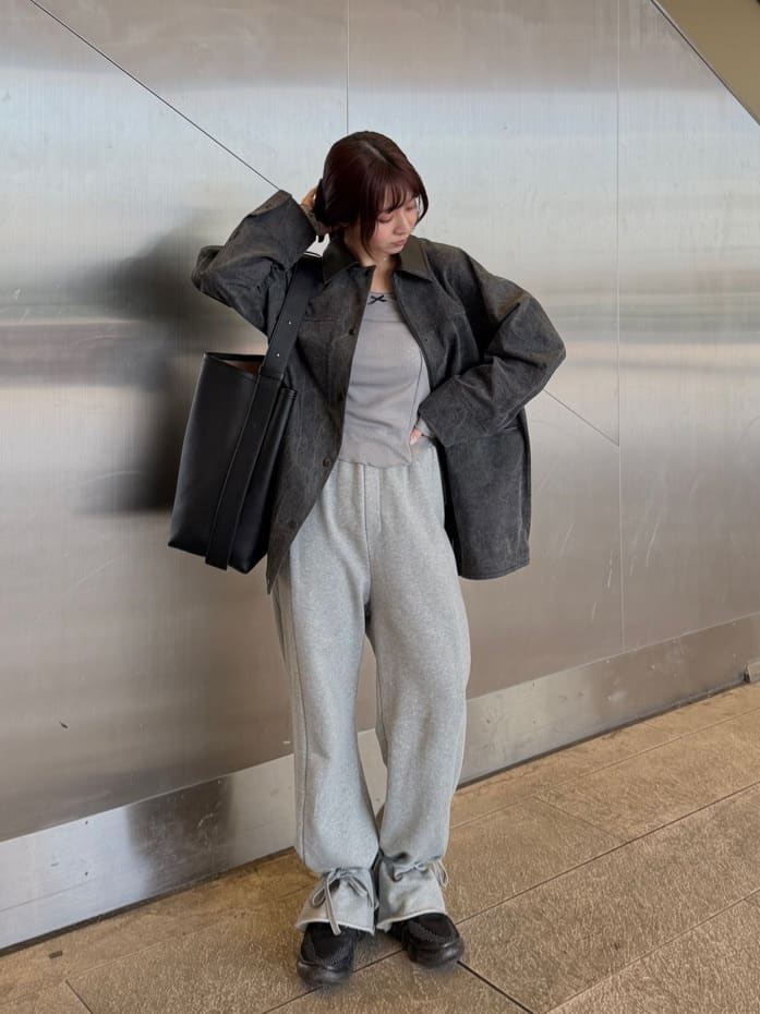 kanamiさんの「CODE A｜【Re】ribbon sweat pants」を使ったコーディネート