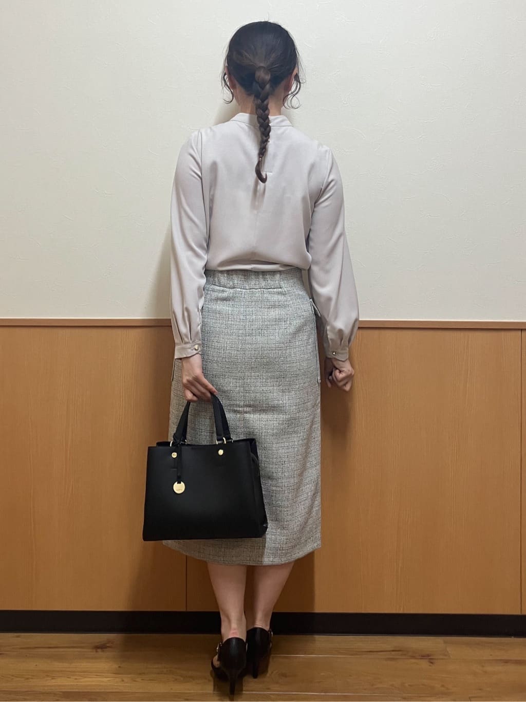 MAYUKIさんの「index｜ボウタイタックブラウス【洗濯機OK／防シワ】《XS～3L》」を使ったコーディネート