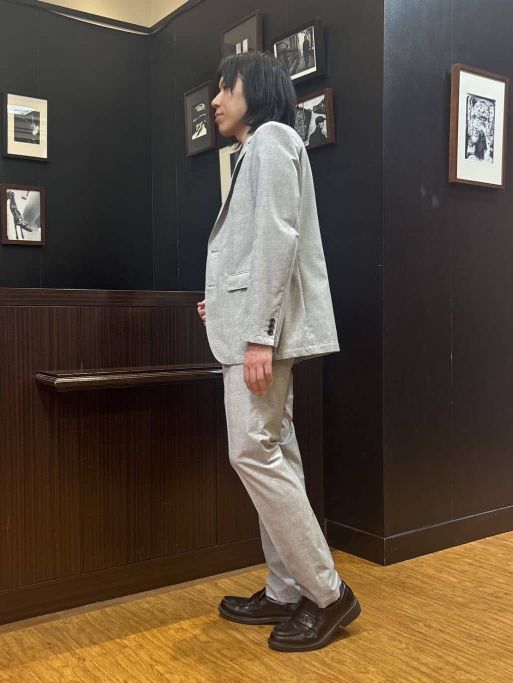 moritaさんの「TAKEO KIKUCHI｜【抗菌防臭】COOL DOTS（R）ドビープリント ジャケット」を使ったコーディネート